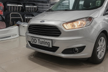 Накладки на противотуманки (2014-2018, 2 шт, нерж) Carmos - Турецька сталь Ford Courier 2014-2023 рр.