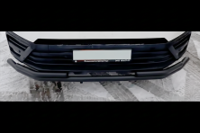 Передній захист ST008 Black (нерж) Volkswagen Crafter 2006-2016 рр.