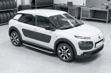 Бокові пороги Fullmond (2 шт., Алюміній) Citroen Cactus 2014-2020 рр.