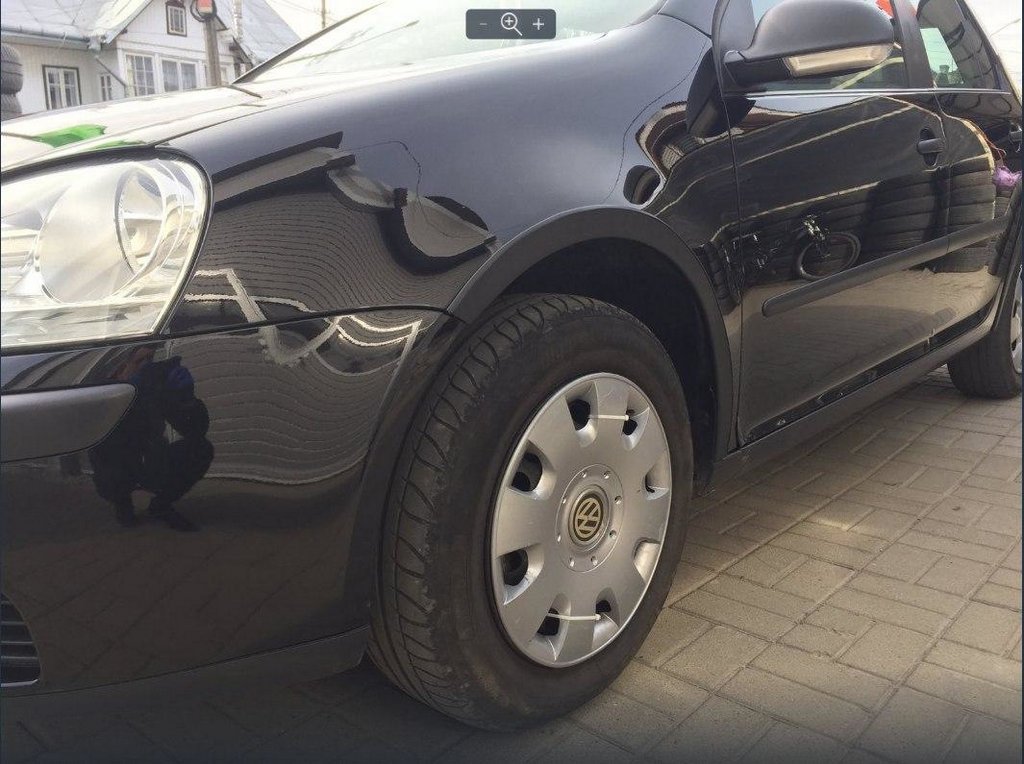 Накладки на арки (4 шт, чорний мат) для Volkswagen Golf 5 2003-2009 рр