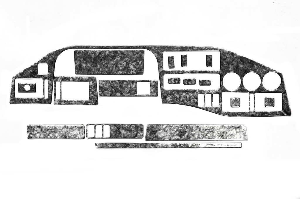 (Tdi, 1995-2000) Накладки на панель (MERIC) Титан для Mercedes Sprinter W901/902/903/904/905 рр