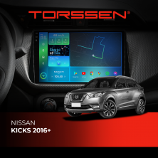 Штатна магнітола Torssen 2K Nissan Kicks 2016+ F106128 4G Carplay DSP