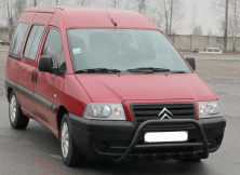 Кенгурятник WT003 Black (нерж) Fiat Scudo 1996-2007 рр.