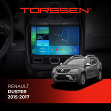 Штатна магнітола Torssen 2K Renault Duster 15-17 F9232 4G Carplay DSP