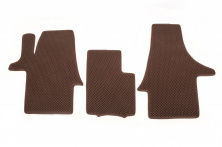 Килимки EVA (цегляні, передні, для 1+1) Volkswagen T5 Multivan 2003-2010 рр.