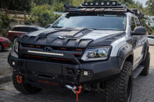 Комплект накладок на капот DRAGON (3 шт) Volkswagen Amarok 2010-2022 гг.