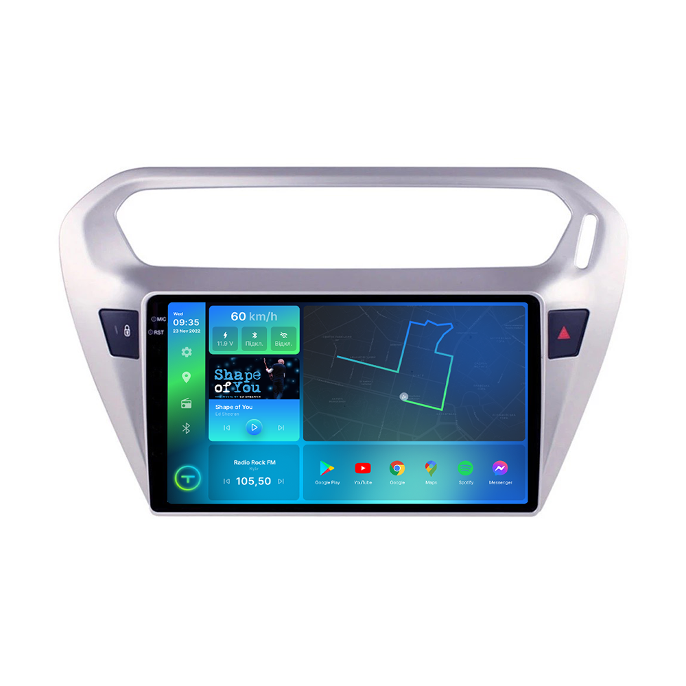 Штатна магнітола Torssen 2K Citroen C4 04-09 FL9 4+64Gb 4G Carplay DSP