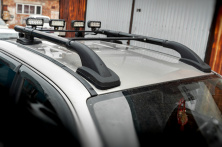 Рейлінги Black Shark (з поперечками) Volkswagen Amarok 2010-2022 рр.