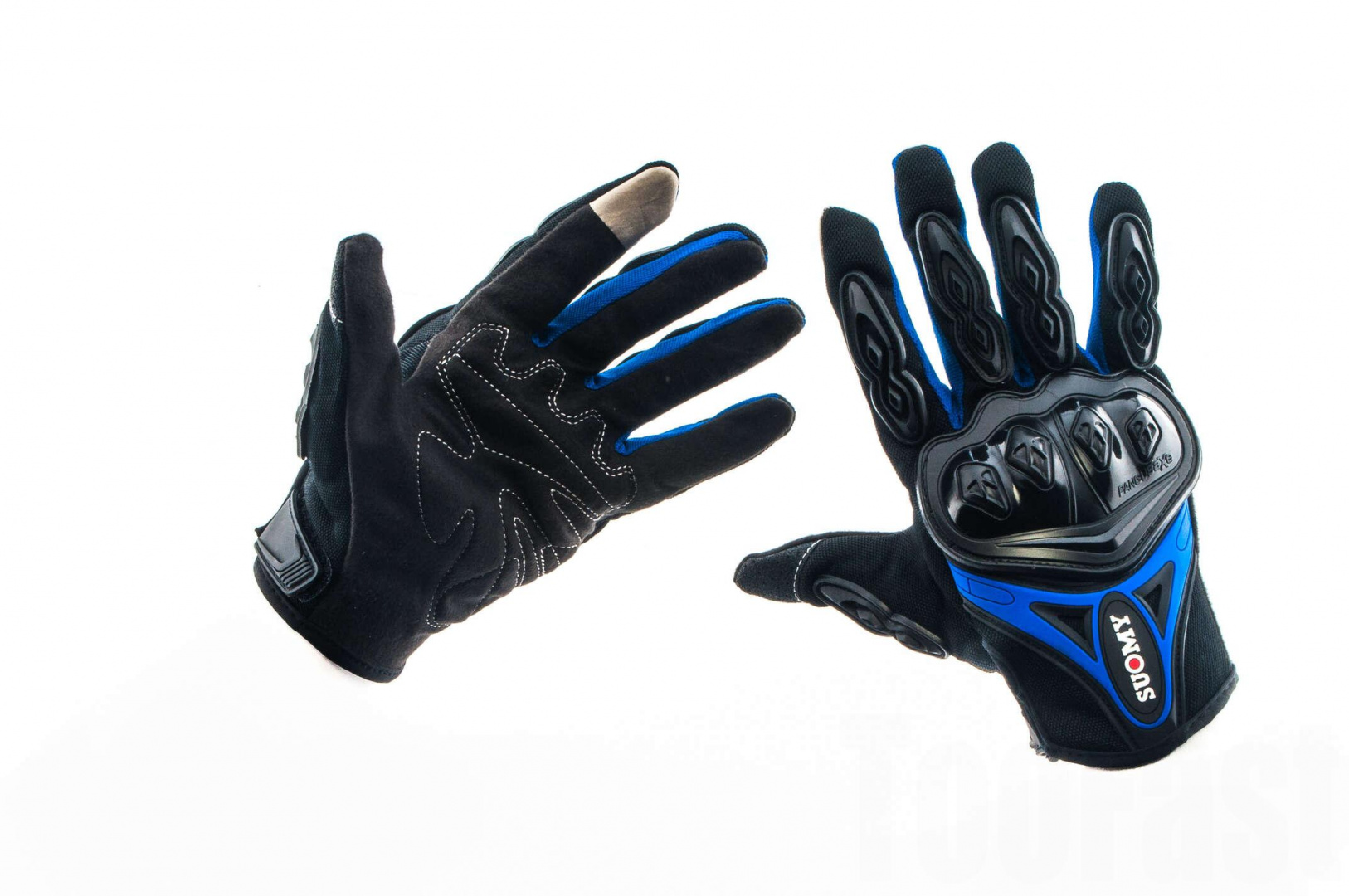 Перчатки   SUOMY   (черно-синие size XL)