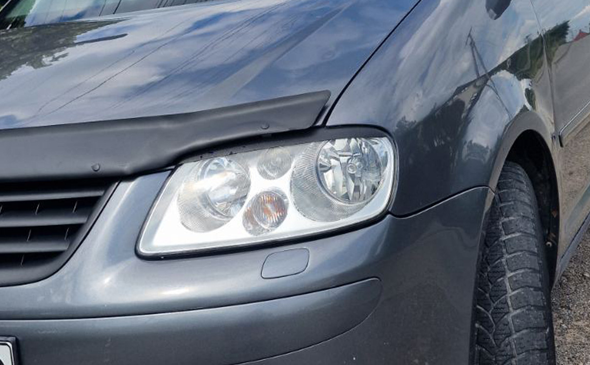 Війки (чорні) Чорний мат для Volkswagen Caddy 2004-2010 рр