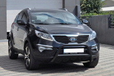 Кенгурятник WT006 Black (нерж.) Kia Sportage 2010-2015 рр.