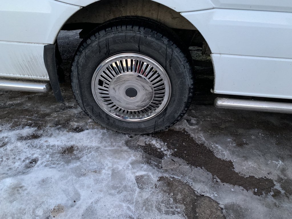 Ковпаки з нержавійки Зірка (1-катковий, 4 шт) для Mercedes Sprinter W906 2006-2018 рр