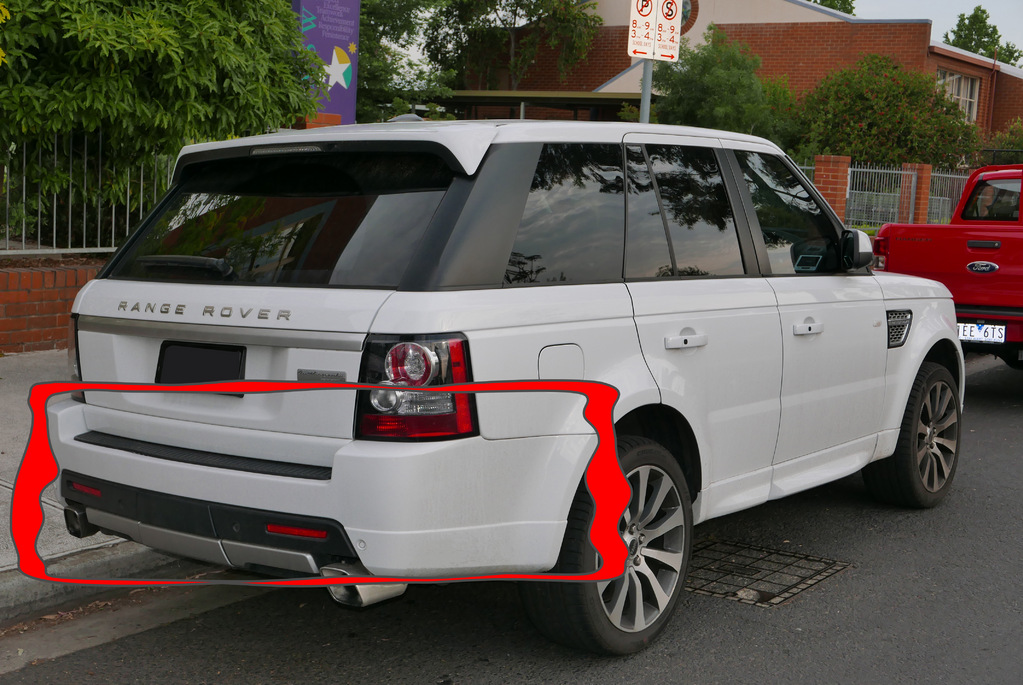 Задній бампер (Autobiography) для Range Rover Sport 2005-2013 рр