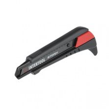 Нож сегментный для линолеума 18 мм, металлическая направляющая.