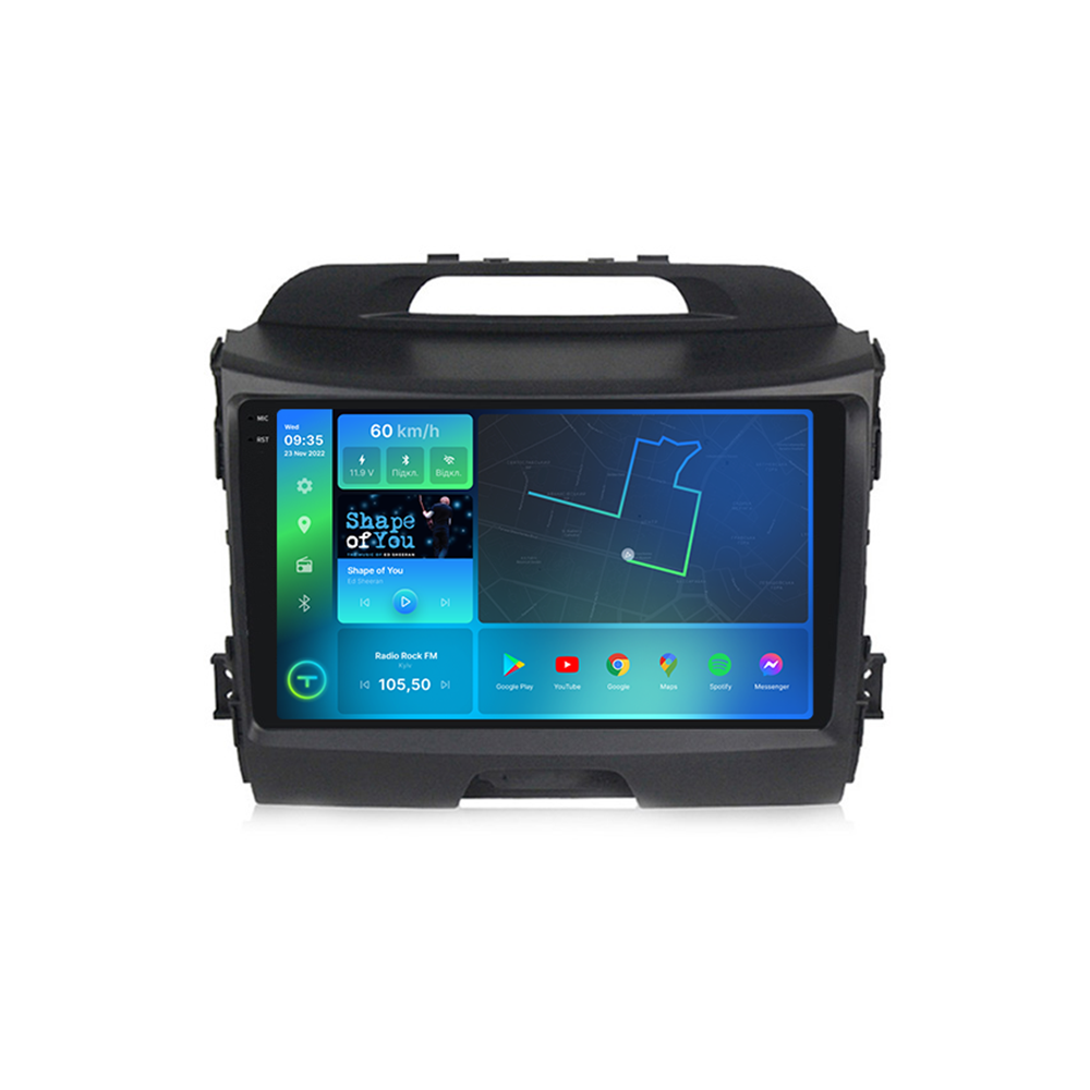 Штатна магнітола Torssen 2K Kia Sportage 2009-2016 FL9 4+64Gb 4G Carplay DSP