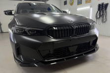 Накладка на передній бампер Lip FD-Style (для M-Sport 2023+, ABS) BMW 3 серія G20/G21 2018- рр.