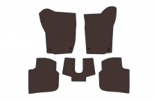 Гумові килимки Carsuit (Коричневий) Seat Toledo 2012-2019 рр.