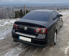 Спойлер LIP (Sunplex, чорний) (115,8см * 6,3см) Volkswagen Passat B6 2006-2012 рр.