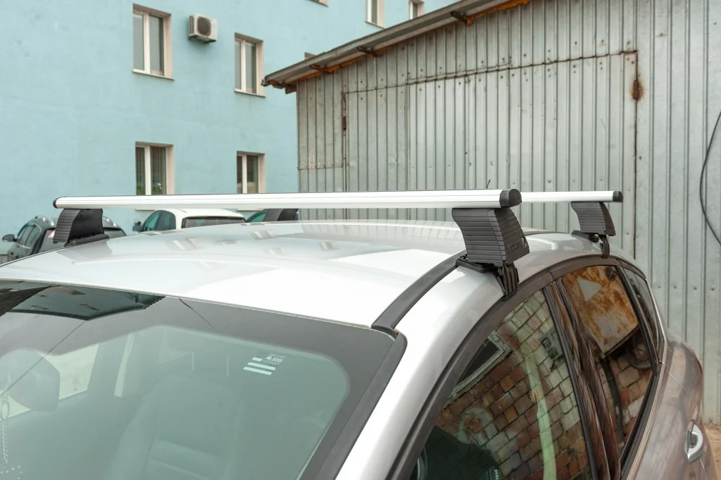 Перемички на гладку дах (2 шт, Asaf V4) для Mitsubishi L200 2015-2024 рр