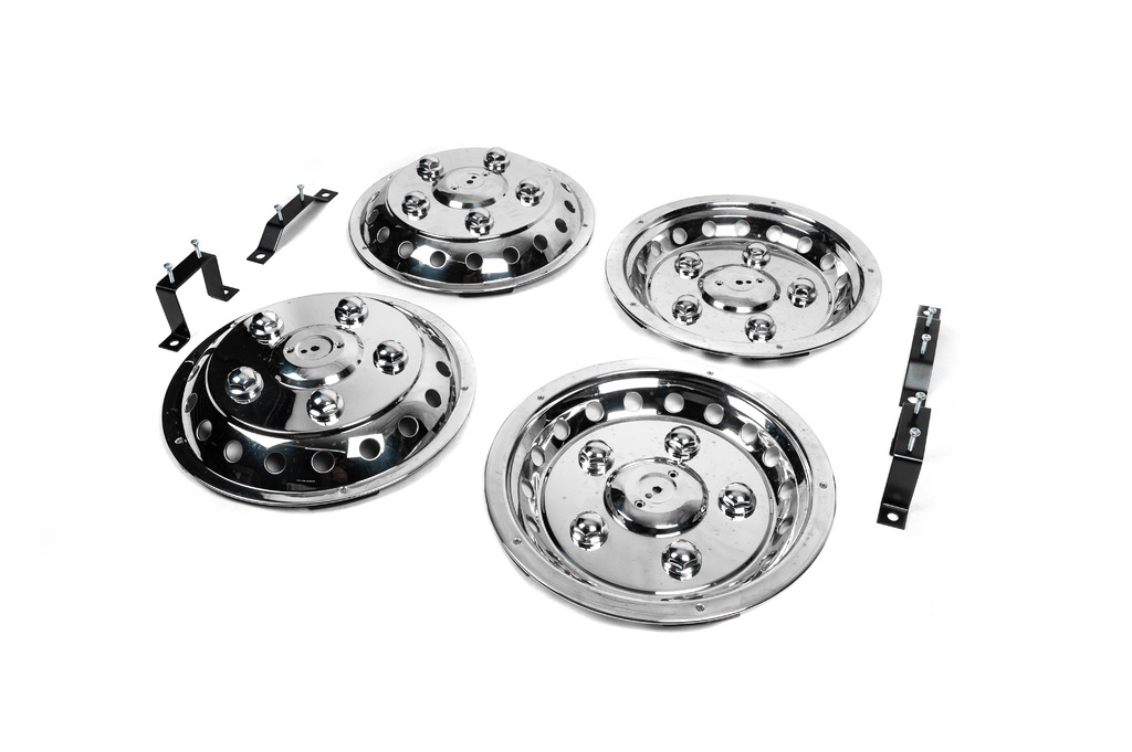 Ковпаки з нержавійки Exclusive V2 R15 (2-котковий) для Mercedes Sprinter W901/902/903/904/905 1995-2006 рр
