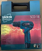 Шуруповерт акумуляторний Spektr 18В SCD-18 SVET