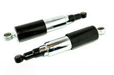 Амортизатори (пара) ЯВА 320mm, регульовані, закриті, чорні (TM) EVO