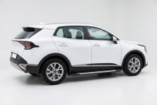 Бокові пороги Line (2 шт., Алюміній) Kia Sportage 2021- рр.