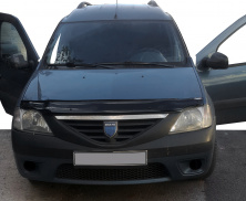 Дефлектор капота (EuroCap) Dacia Logan I 2008-2012 рр.