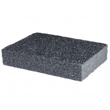 Губка для шлифования 100x70x25 мм, оксид алюминия К60 INTERTOOL