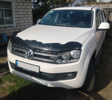Дефлектор капота (EuroCap Dragon) Volkswagen Amarok 2010-2022 рр.