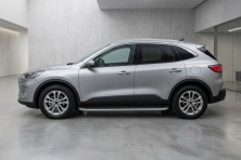 Бокові пороги Tayga Grey (2 шт., Алюміній) Ford Kuga/Escape 2019- рр.