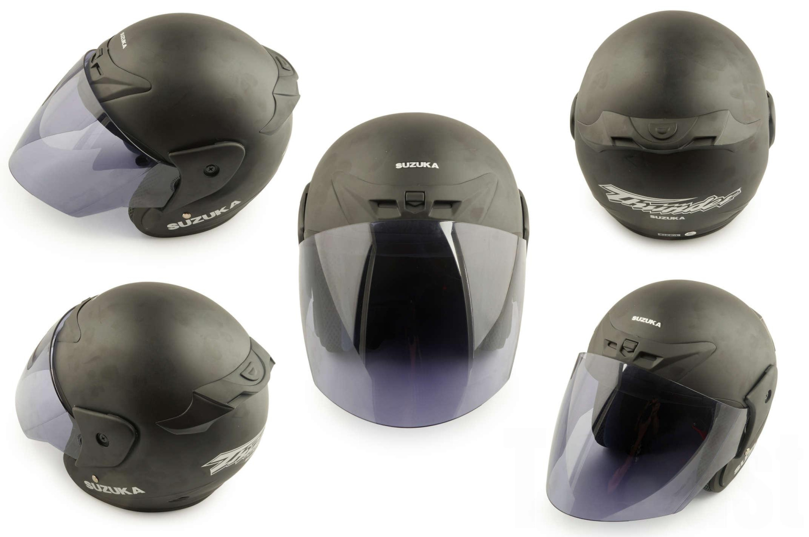 Шлем открытый   (mod:601) (size:L, черный матовый)   FGN