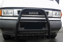 Кенгурятник QT007 Black Iveco Daily 1999-2006 рр.