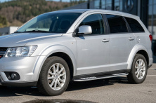 Бокові пороги Tayga V2 (2 шт., алюміній) Fiat Freemont 2011-2016 рр.