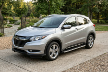 Бокові пороги Fullmond (2 шт., Алюміній) Honda HR-V 2014-2021 рр.