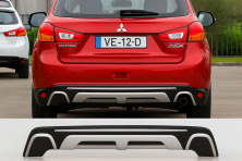 Задня накладка (2013-2015) для Mitsubishi ASX рр