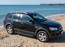 Бокові пороги RedLine Black (2 шт., Алюміній) 2016-2019 Chevrolet Captiva 2006-2019 рр.