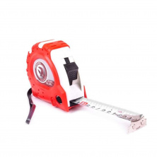 Рулетка с металлическим полотном 10м x 25мм Супер Магнит блистер