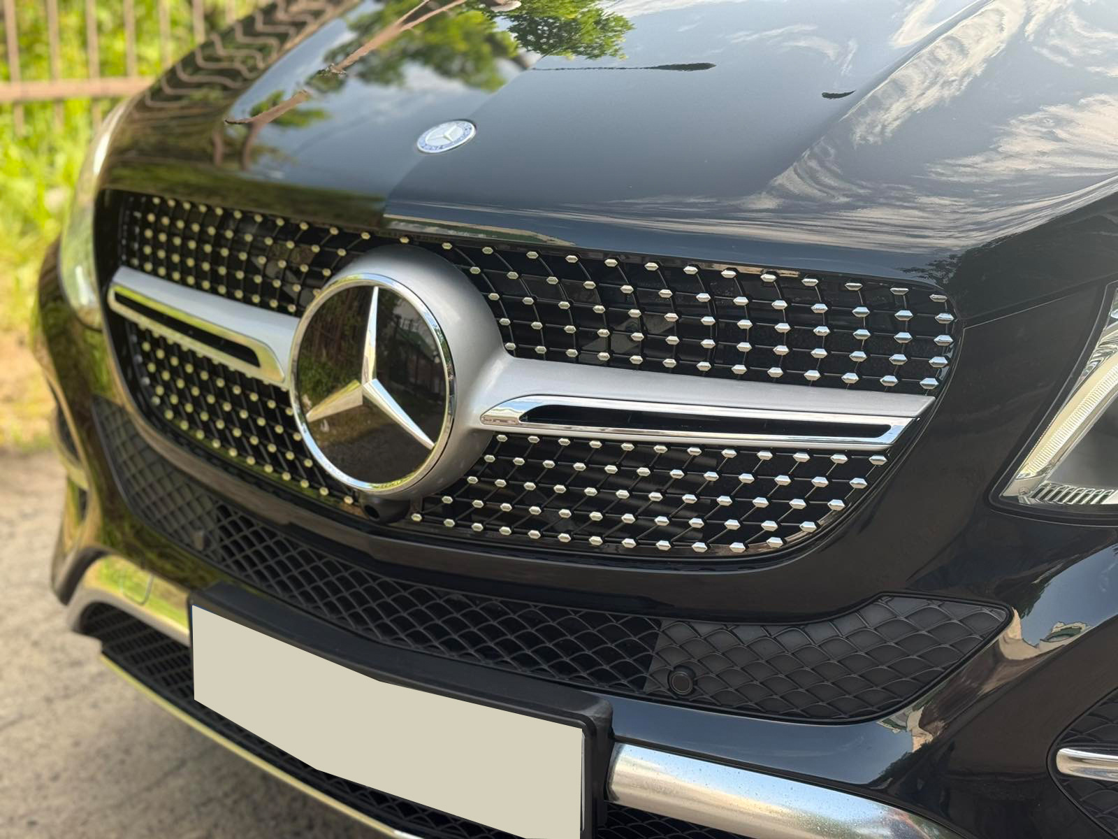 Тюнінг решітка Diamond (GLE) Без камери для Mercedes GLE/ML сlass W166 2011-2018 рр