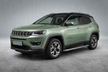 Бокові пороги Maydos V1 (2 шт., Алюміній) Jeep Compass 2016- рр.