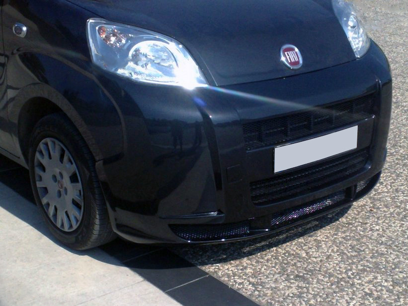 Накладка на передній бампер (під фарбування) для Citroen Nemo 2007-2017 рр