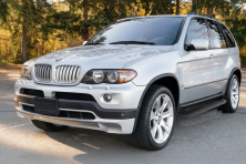 Бокові пороги Tayga Black (2 шт, алюм.) BMW X5 E53 1999-2006 рр.