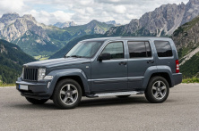 Бокові пороги Vision New Grey (2 шт., Алюміній) Jeep Cherokee/Liberty 2007-2013 рр.