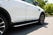 Бокові пороги Fullmond (2 шт., Алюміній) Acura MDX 2013-2020 рр.
