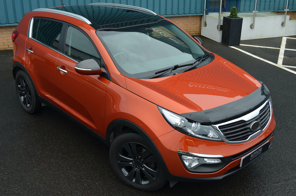 Дефлектор капота (EuroCap) для Kia Sportage 2010-2015 рр