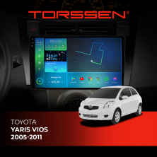 Штатна магнітола Torssen 2K Toyota Yaris Vios 05-11 F9464 4G Carplay DSP