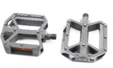 Педали велосипедные BMX 9/16 (109x96x25mm) пластиковые, чёрные FP-850B