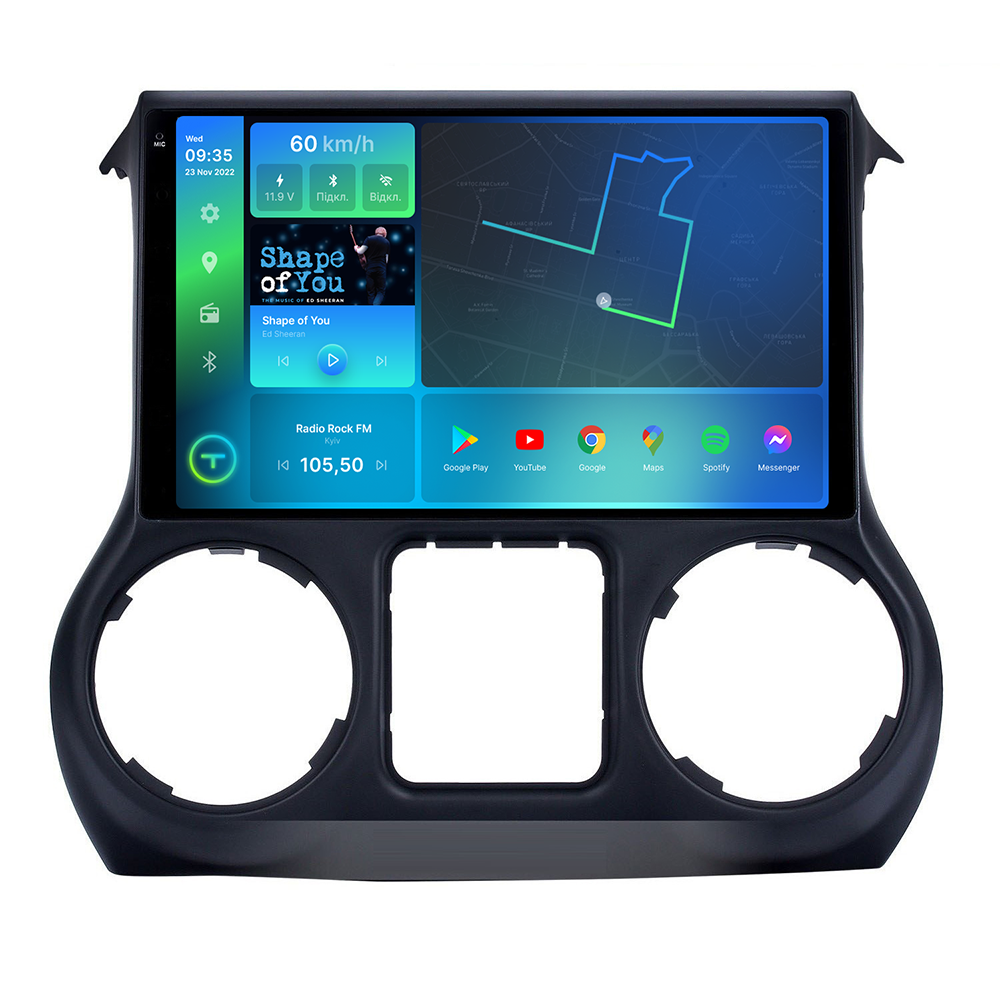 Штатна магнітола Torssen 2K Jeep Wrangler 11-14 F9464 4G Carplay DSP