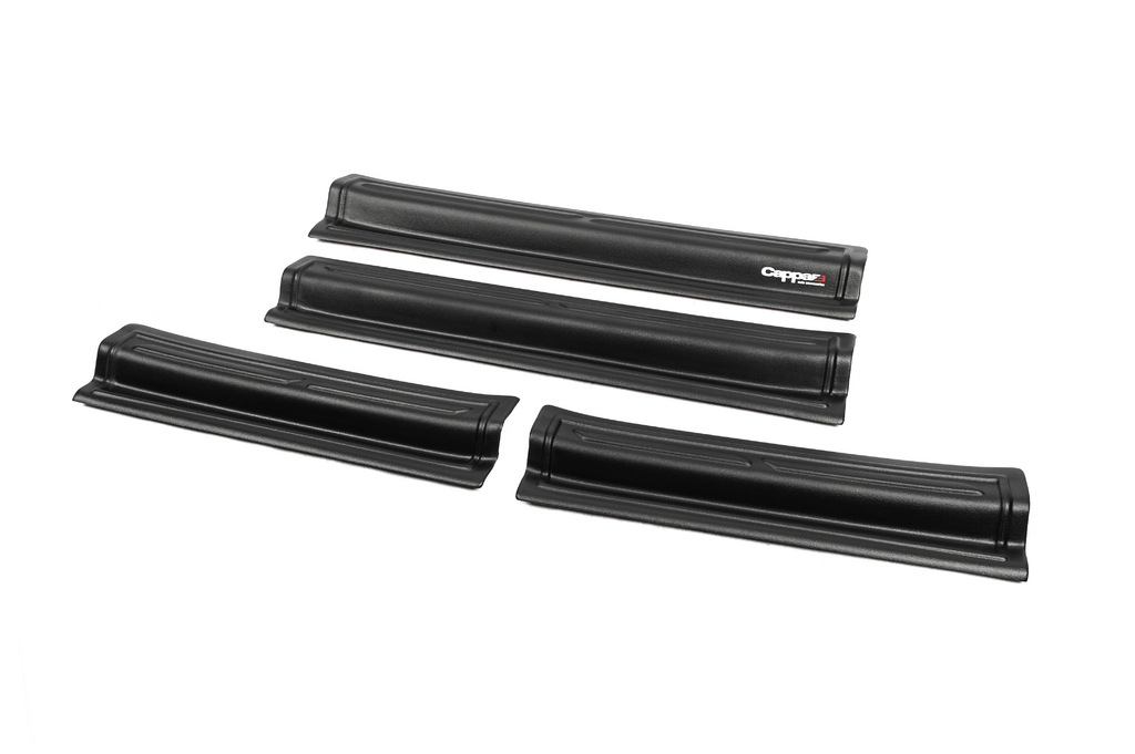 Накладки на дверні пороги EuroCap (4 шт, ABS) для Volkswagen Amarok 2010-2022 рр