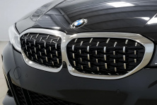 Ніздрі Diamond Silver (2018-2022, хром окантовка) BMW 3 серія G20/G21 2018- рр.
